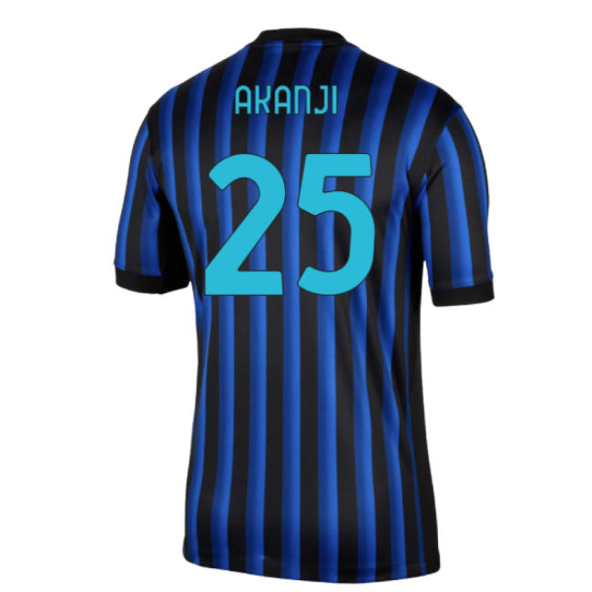 Premium-grade 2025-2026 Inter Milan Home Shirt (akanji 25)