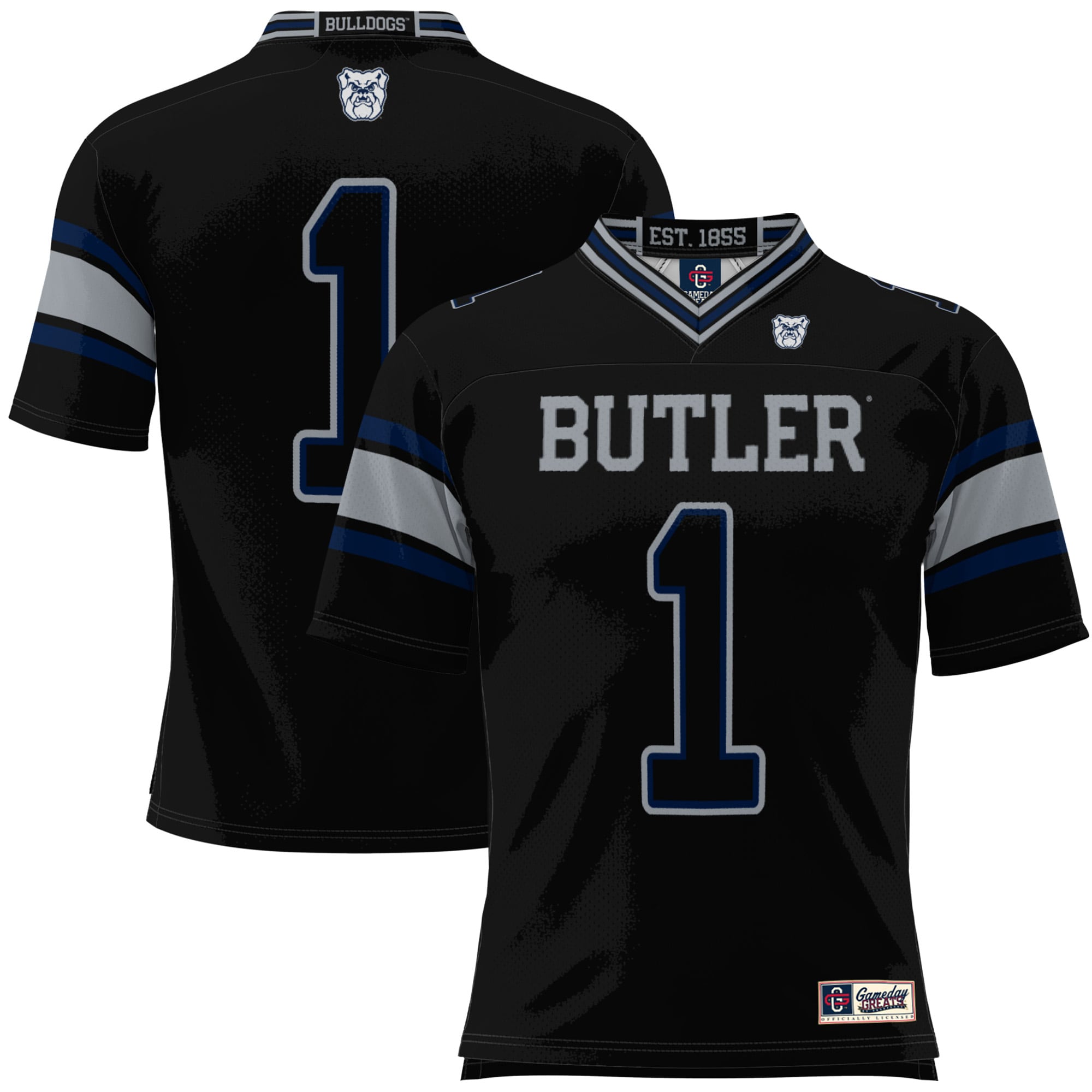 #1 Butler Bulldogs GameDay Greats 2026/2027 Football Jersey - Black