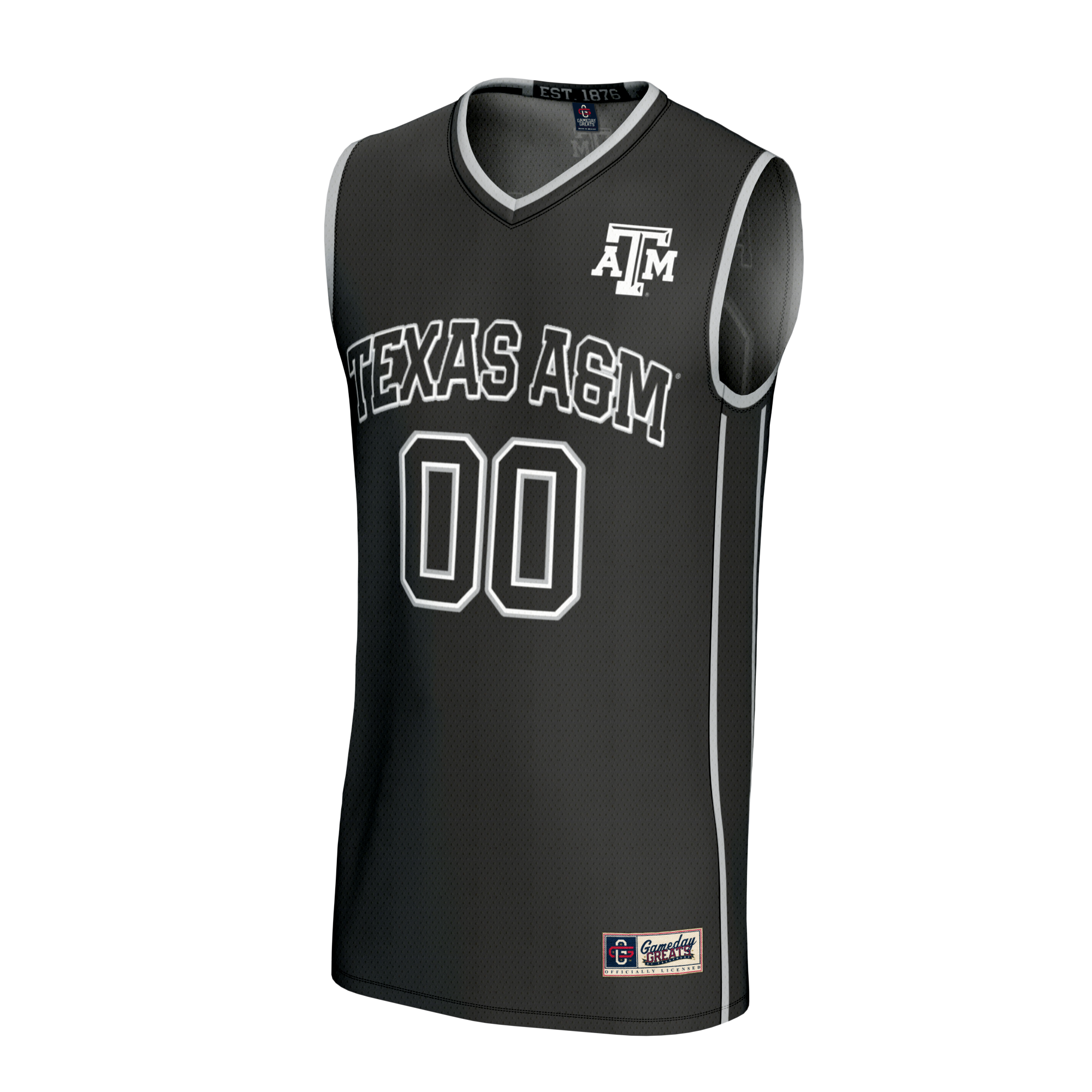 [DDG] Texas A&M Aggies GameDay Greats Youth Lightweight Collegiate Men's Basketball NIL Pick-A-Player Fashion Jersey - Black