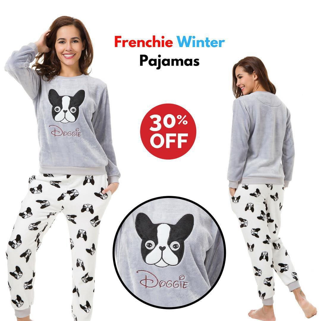 French Bulldog French Bulldog Winter Pajamas (ws53) Soft Pet Apparel