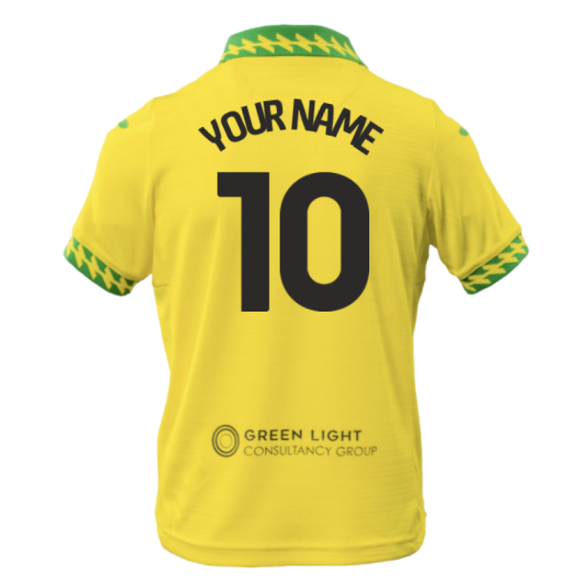 2025-2026 Norwich City Home Shirt - Kids (Your Name)