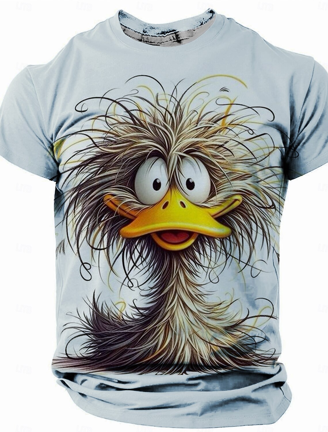 Men's Cat Funny T Shirt Short Sleeve 3D Print Crew Neck Fashion Daily