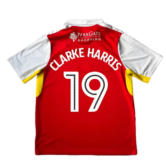 High Performance Rotherham Home Shirt Good Xl Clarke Harris #19 Mo...