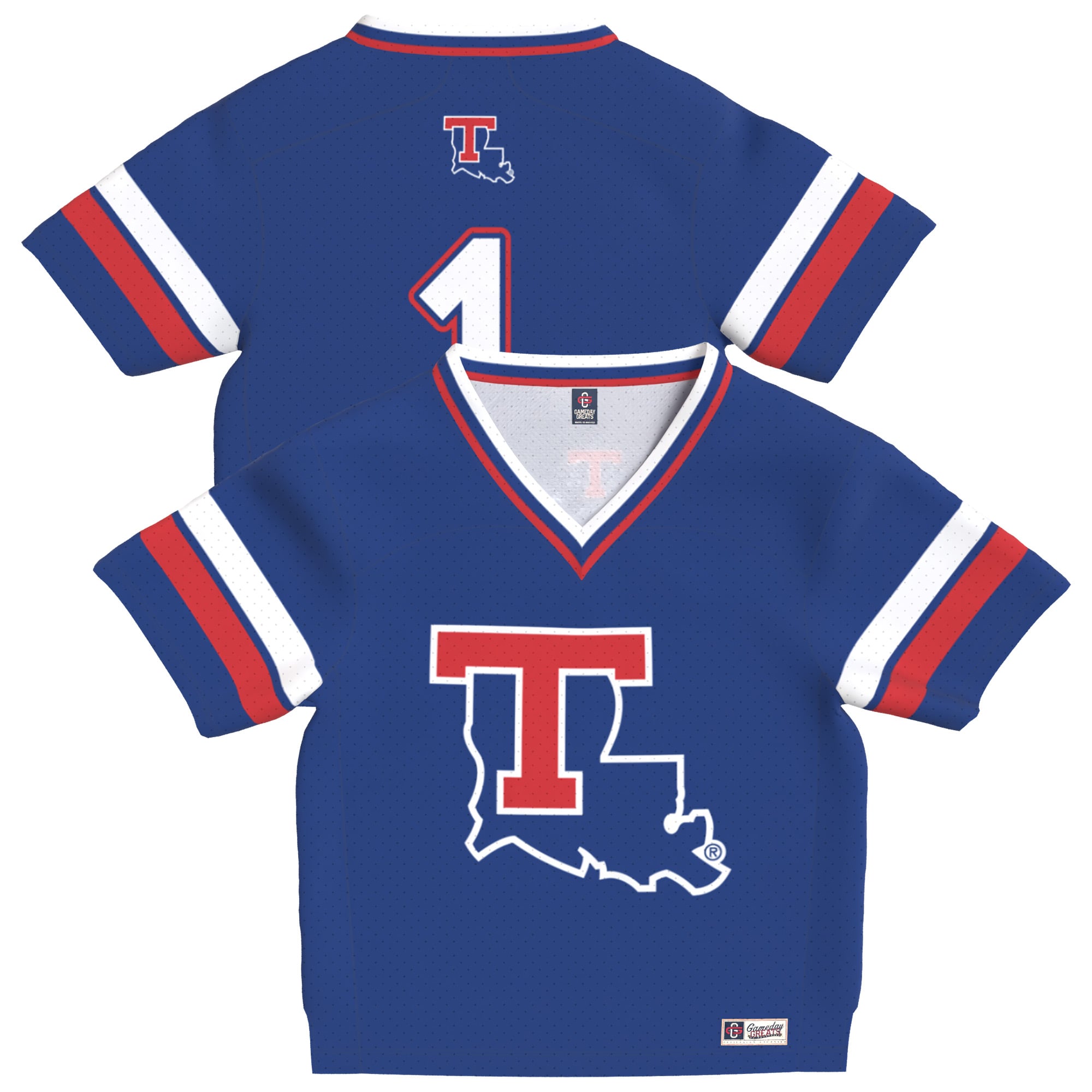 Infant Royal Louisiana Tech Bulldogs Lightweight Collegiate Football Fashion Jersey