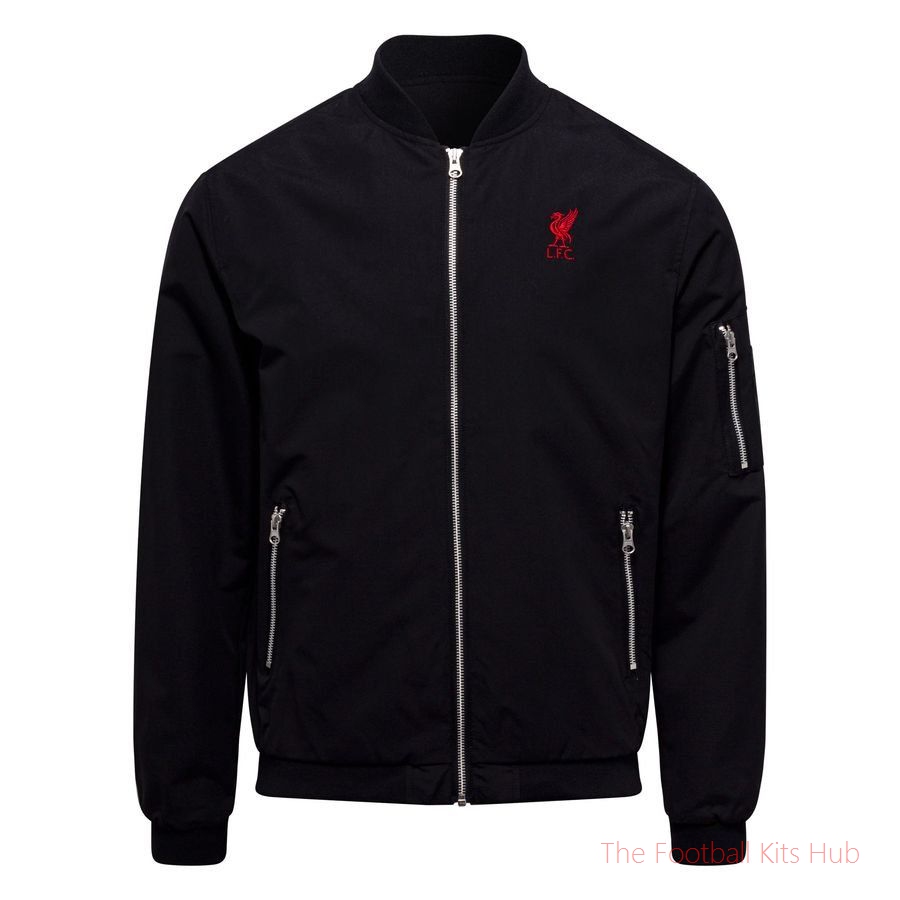 Men Liverpool Bomber Jacket - Black