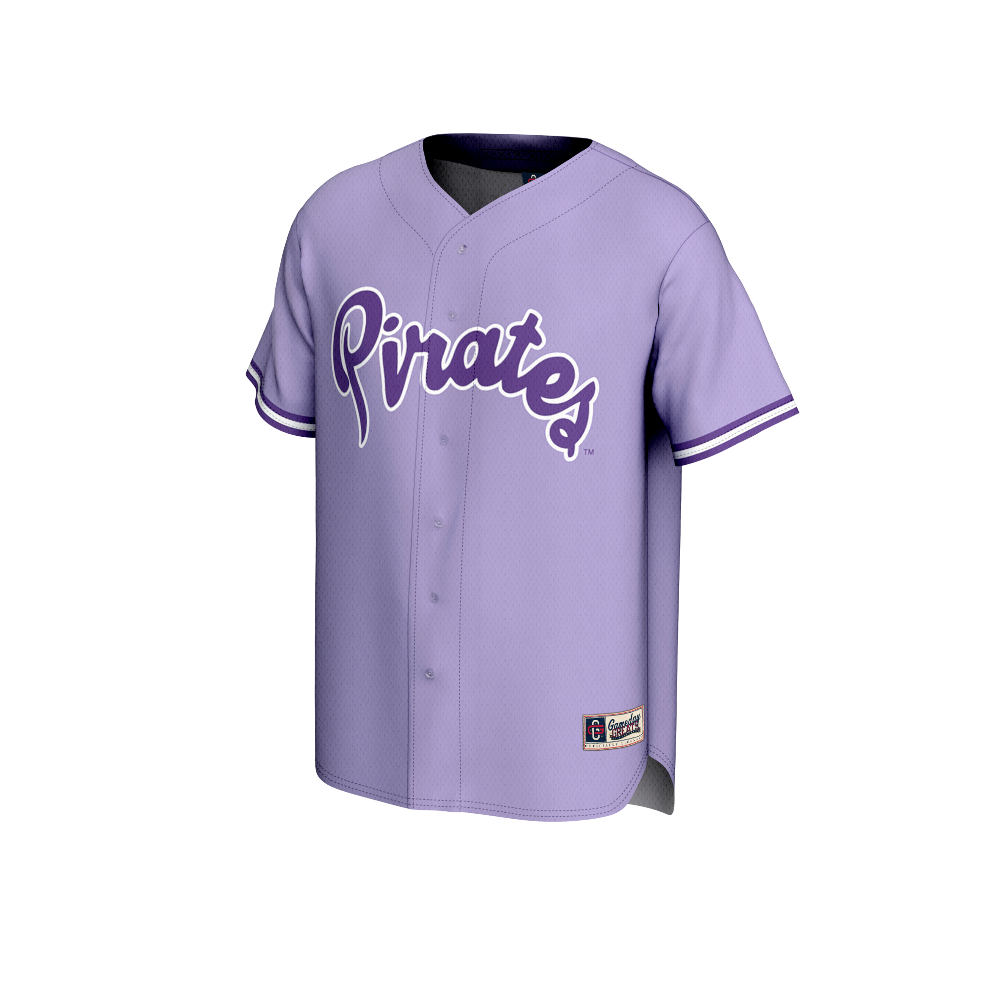 [DDG] ECU Pirates GameDay Greats Youth Lightweight Collegiate Baseball Fashion Jersey - Purple