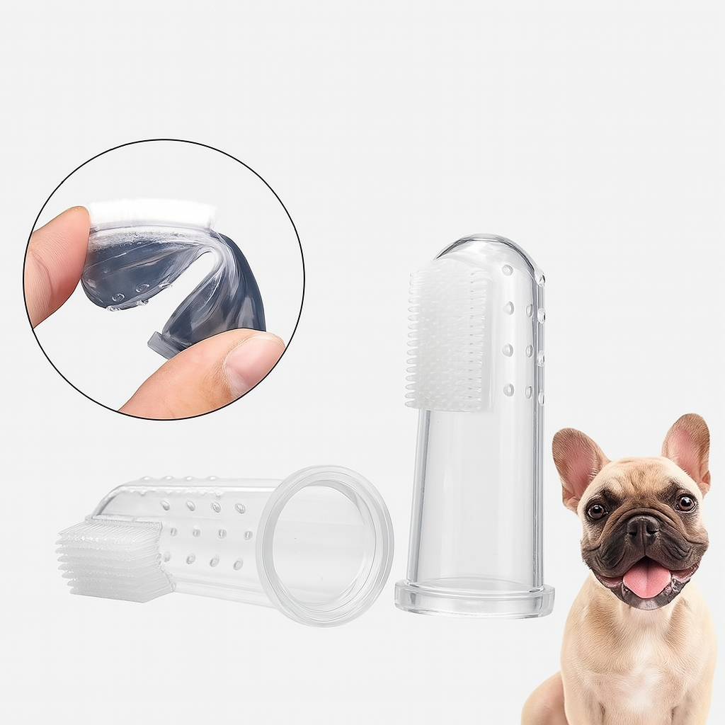 Toothbrush – Silicone Clear Dental Care Soft Tartar Remover Dog Supplies