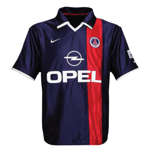 Retro 2001/02 PSG Home Soccer Jersey Authentic Kit