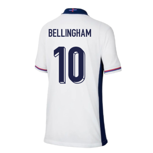 Bellingham 10 Authentic 2024-2025 England EURO Home Uniform (Kids)