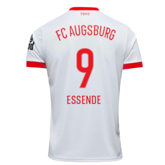Passionate Football Fc Augsburg Home Shirt Essende #9 Match Qualit...