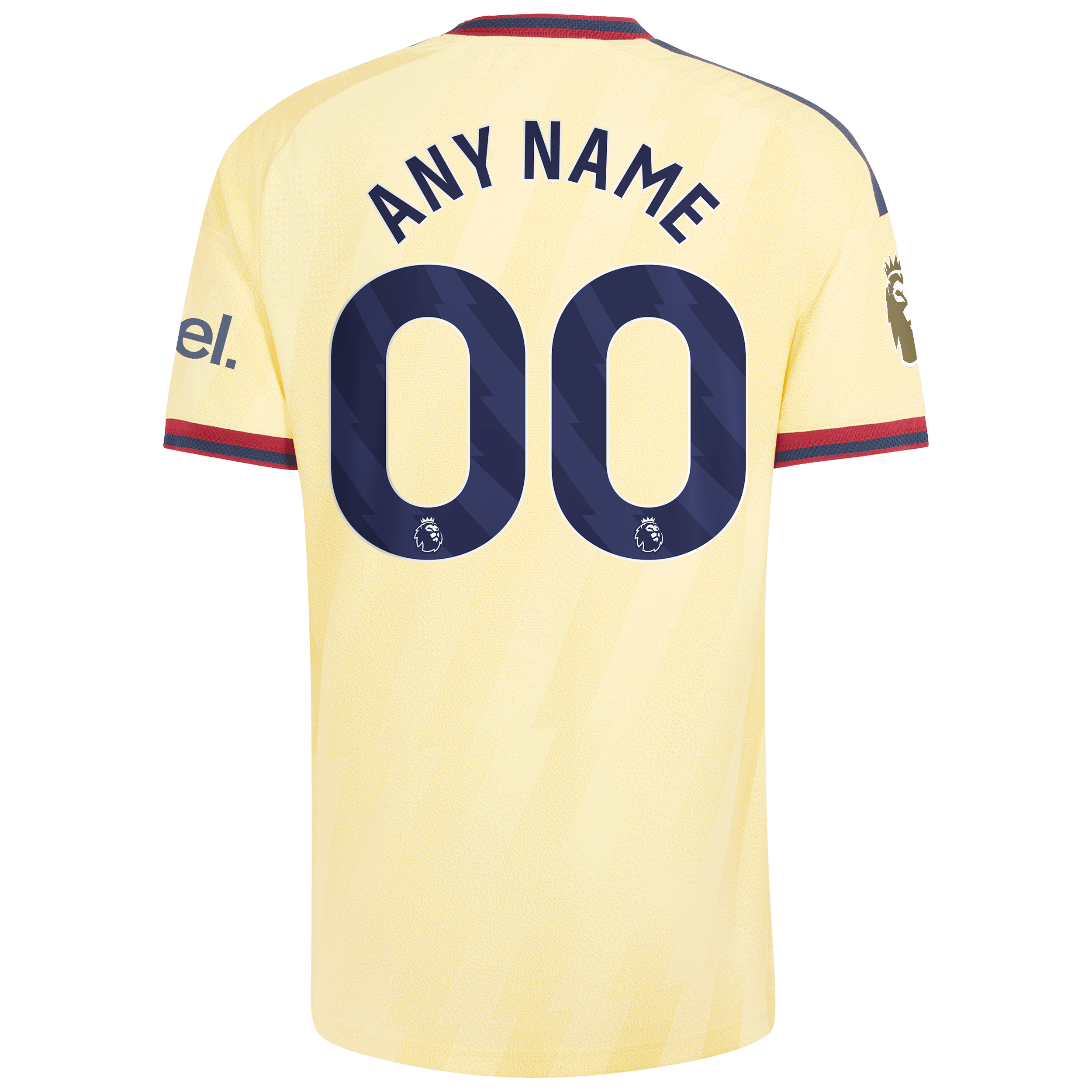 [SJH] Arsenal 2026/27 Third On-Field Authentic Custom Jersey - Yellow