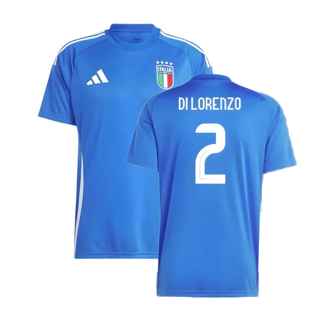 2024-2025 Italy Home Fan Jersey (Di Lorenzo 2) Euro Authentic