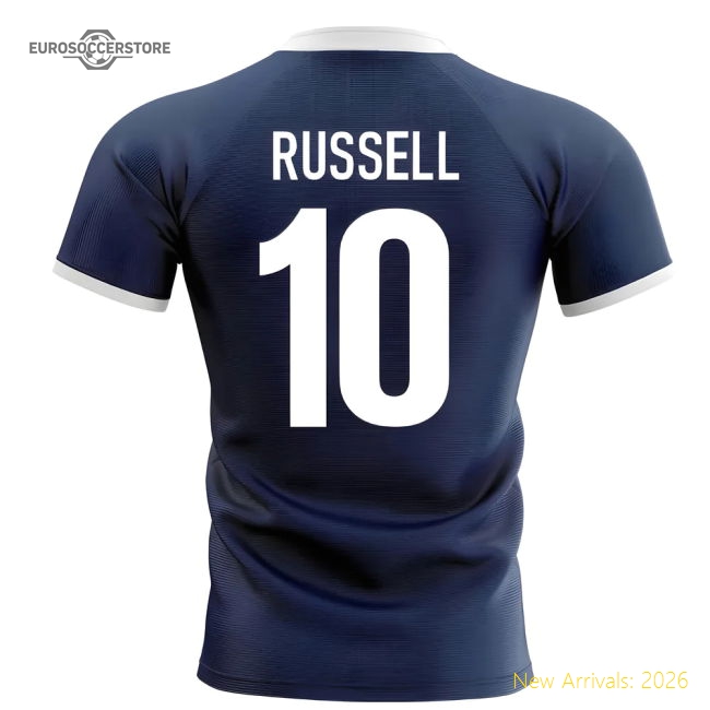 2025-2026 Scotland Flag Concept Rugby Shirt (Russell 10)