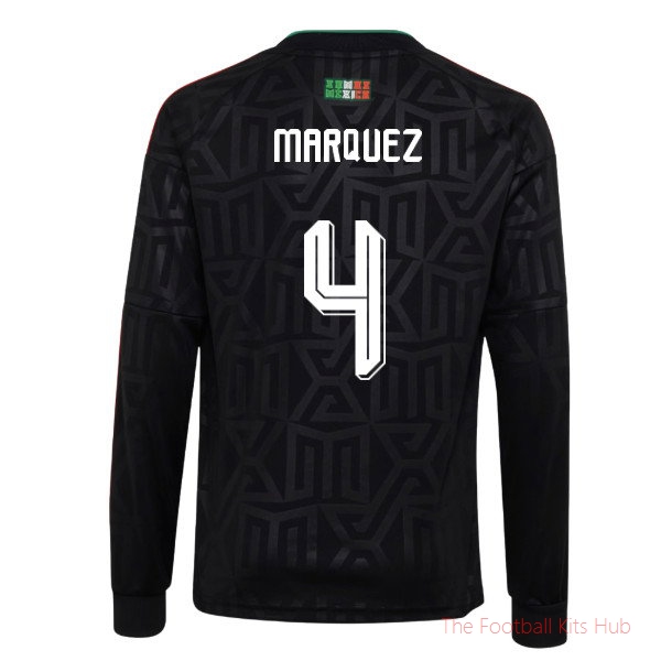 2026-2027 Mexico Third Long Sleeves Shirt (Kids) (Marquez 4)