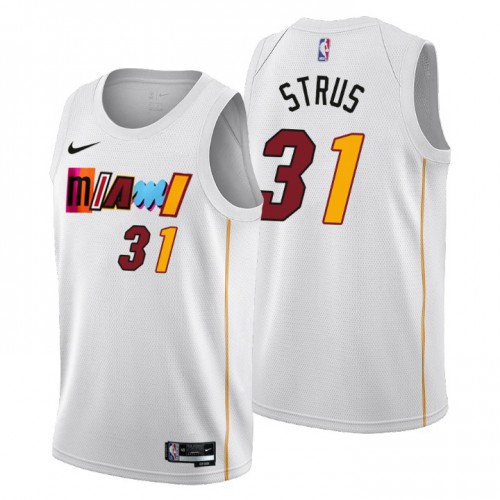 Heat White Miami Heat #31 Nike Jersey - Cost-Effective NBA Fan Apparel