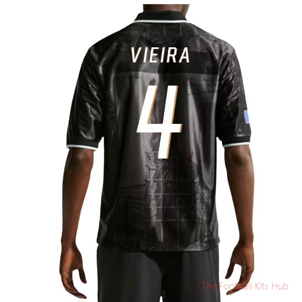 2026-2027 France Dri-FIT Shirt Vieira #4 Soccer Kit - Anthracite