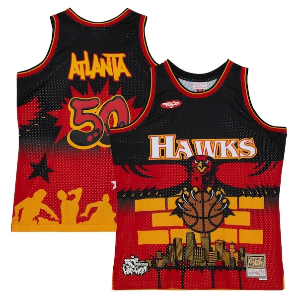Atlanta Hawks ATL Jersey - stylish high-quality - Black basketball