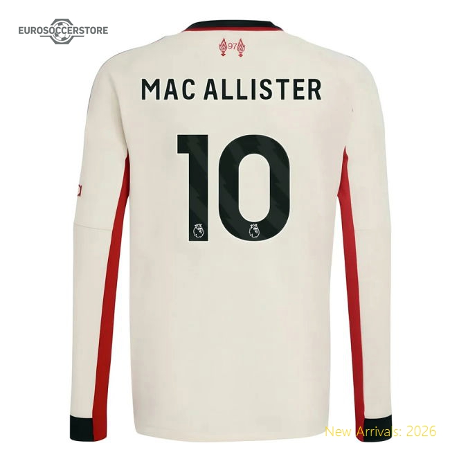 2025-2026 Liverpool Kids High-quality Mac Allister Jersey Drycell