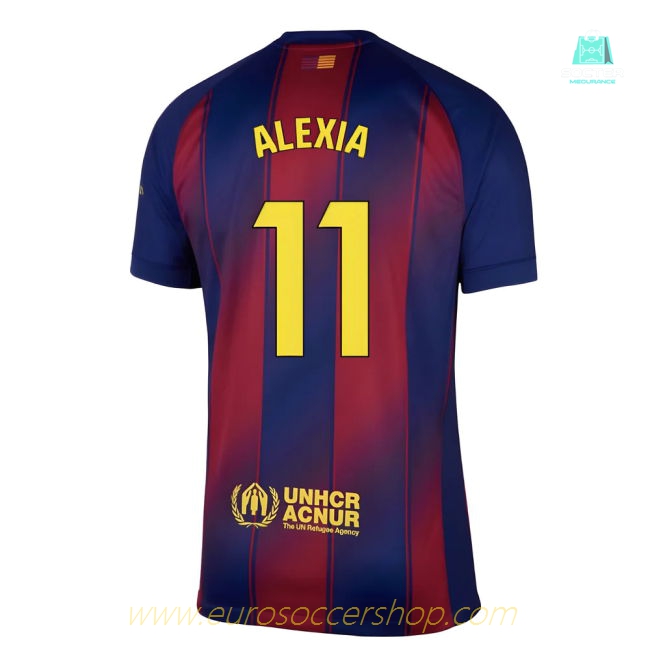 2025-2026 Barcelona Home Shirt (Alexia 11)