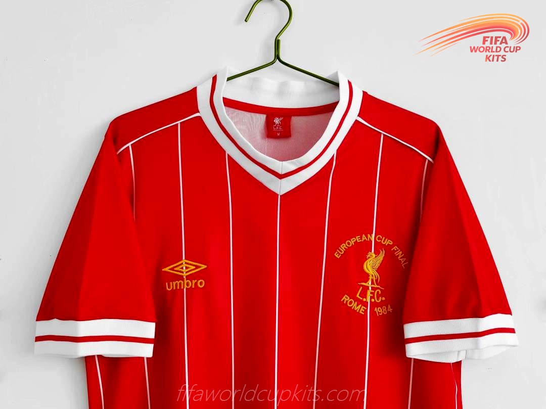 Soccer Uniform of Liverpool 1984 season