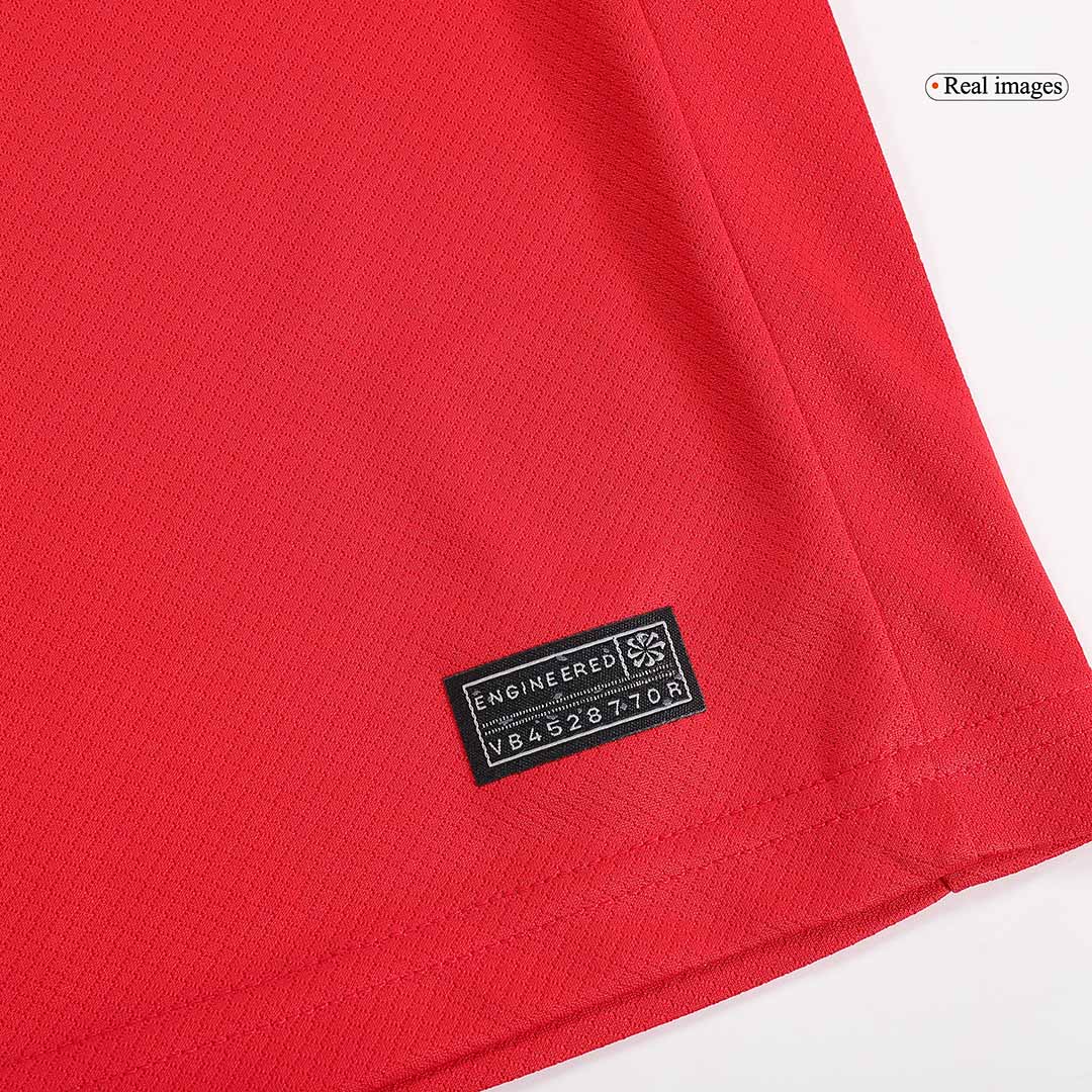 Kid's Portugal Home Jerseys Kit(Jersey+Shorts) Euro 2024 Authentic Kit