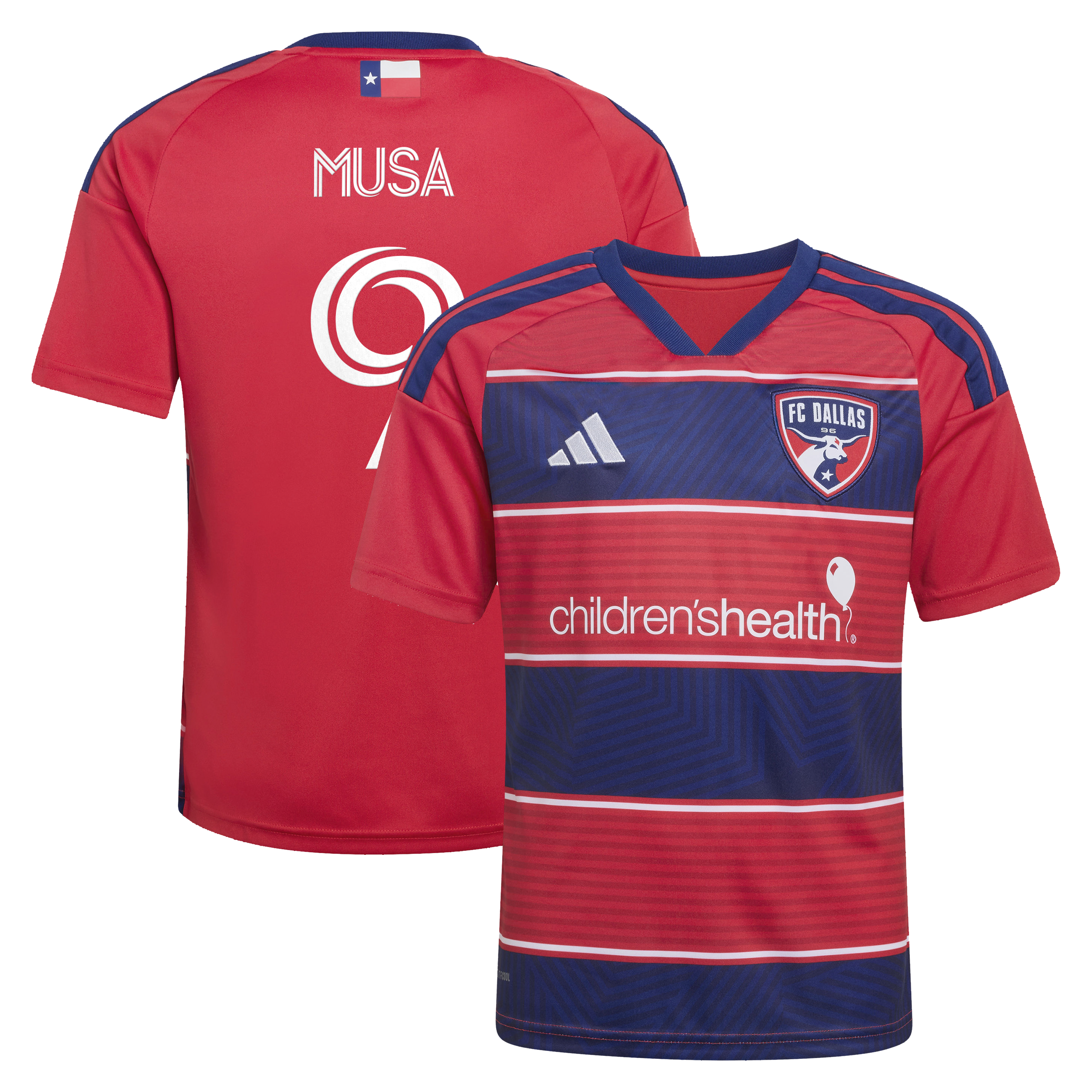 [JED] Petar Musa FC Dallas Youth 2026 DNA Kit Replica Jersey - Red