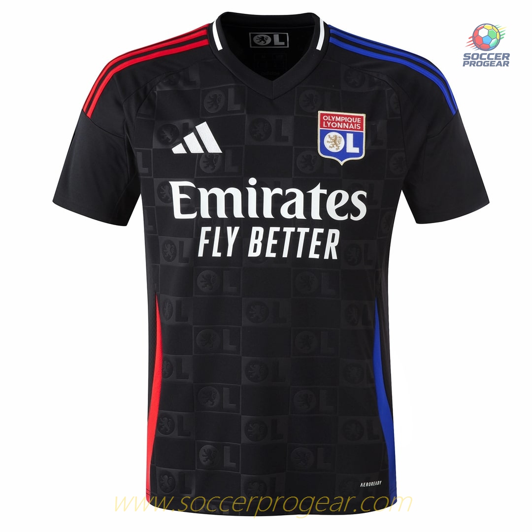 OL Away Youth Jersey Set Soccer Jersey 2024-2025 Season