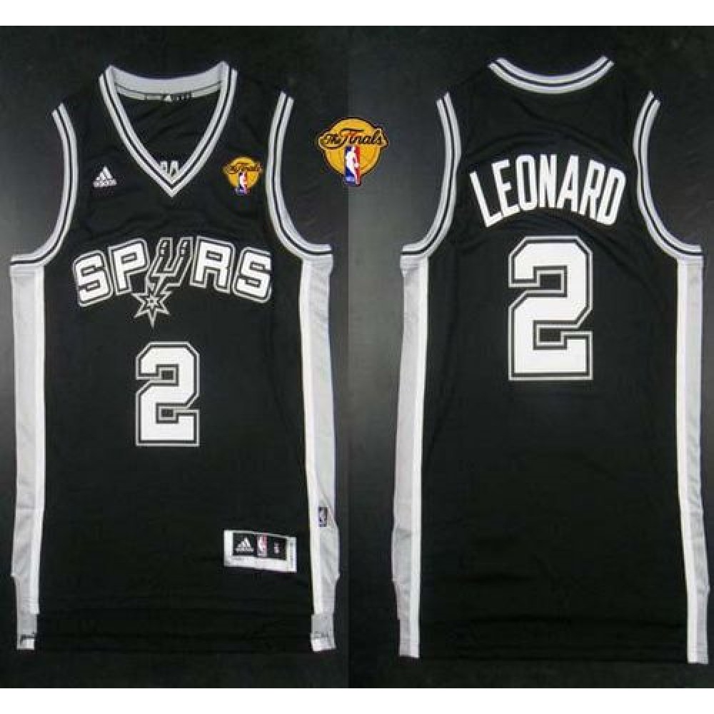 Pro Men's San Antonio Spurs #2 Kawhi Black Basketball Jersey