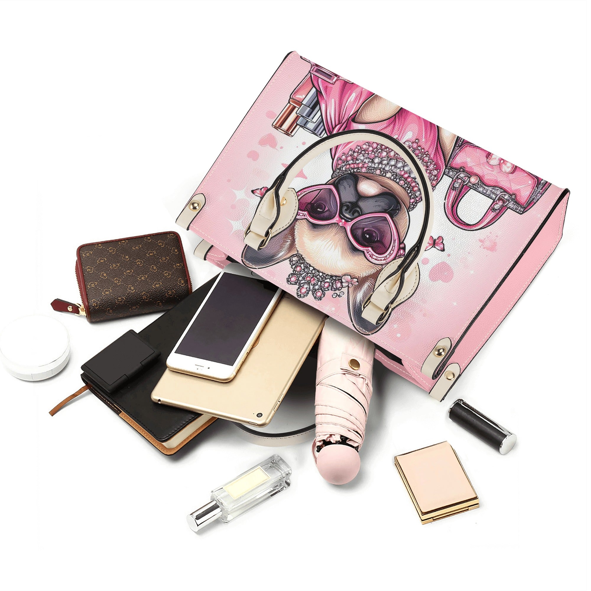 French Bulldog Lover Kona Luxury Women Handbag Frenchie Fan Item