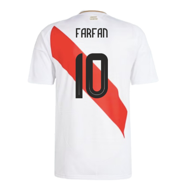 Peru 2024 Home Jersey Shirt Football Fan Apparel Match Day Essential