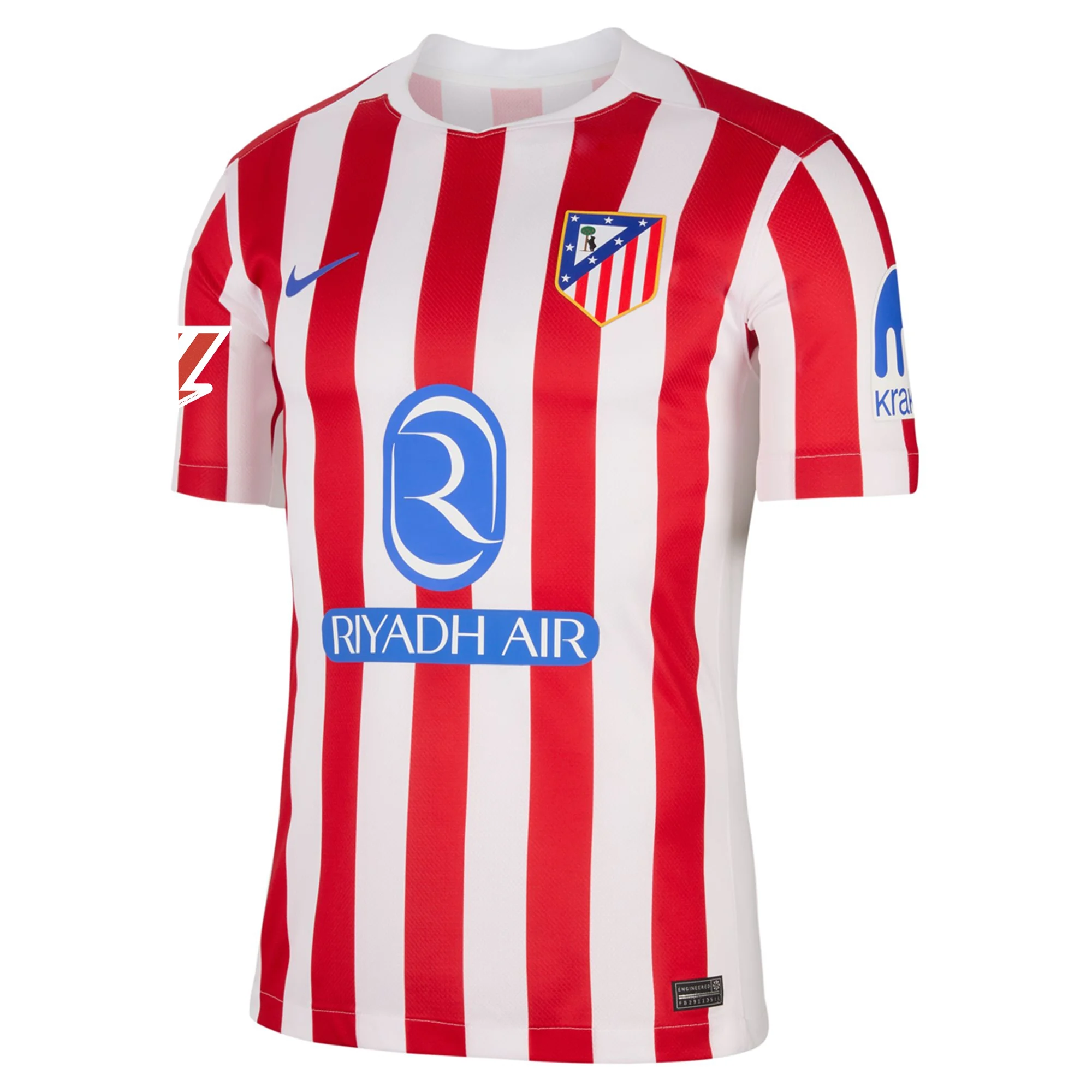 Atletico Madrid Alvarez 2025-2026 La  Home Jersey – Authentic Shirt