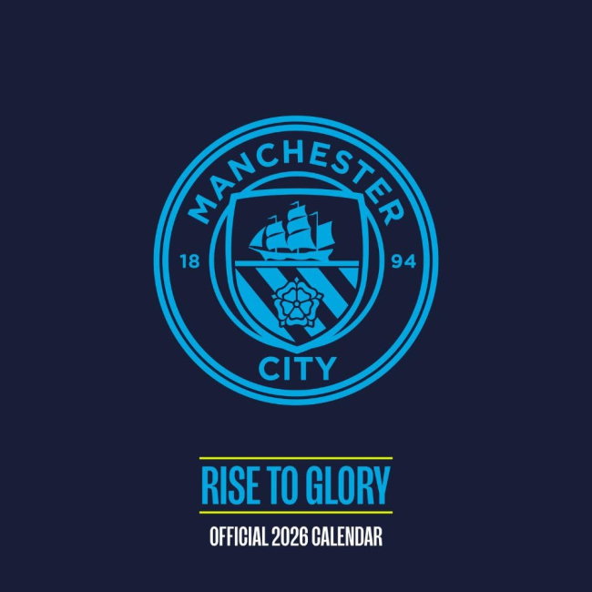 Manchester City FC Calendar & Diary Musical Gift Box 2026