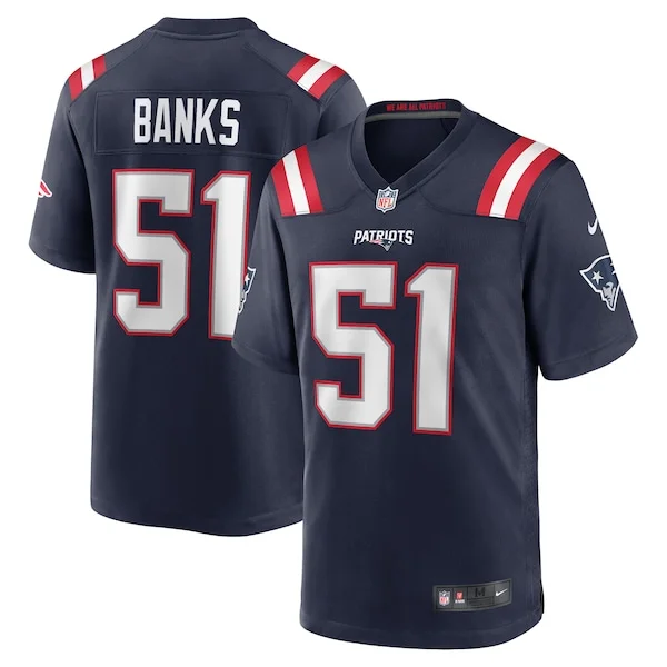 New England Patriots Game NFL Jersey - Navy | Durable Football Apparel