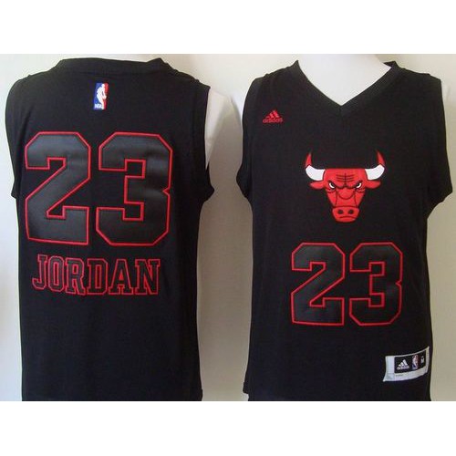 Clippers Black Chicago Bulls #23 Jordan Jersey - Budget-Friendly