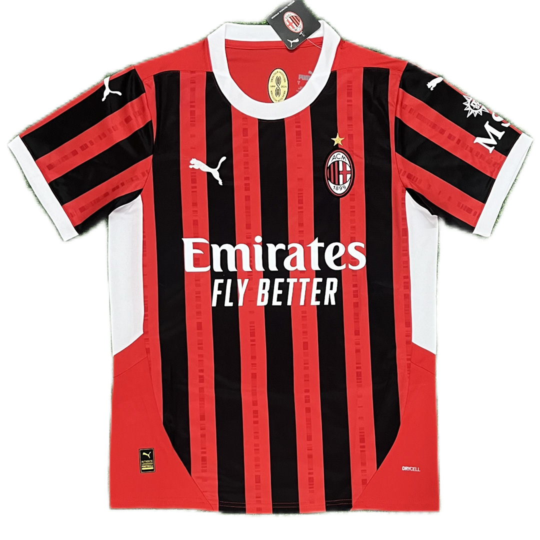 Licensed Lightweight AC Milan 2425 Home Shirt PULISIC 11