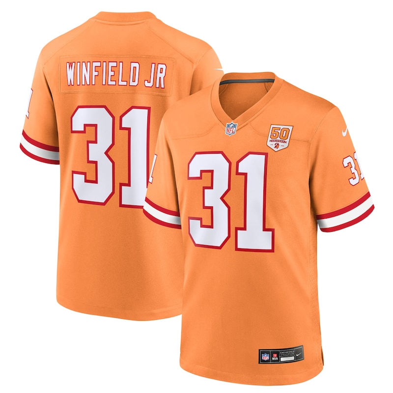 None Antoine Winfield Jr. TB Buccaneers Sleek Durable Jersey