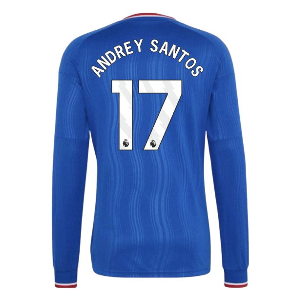 [WSG] 2026 2027 Man Utd Long Sleeve Shirt Santos Away Apparel (Kids) (Andrey 17)