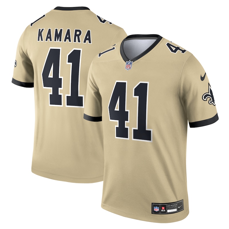 None Alvin Kamara NO Saints Retro Pro-Level Jersey Game Day Wear