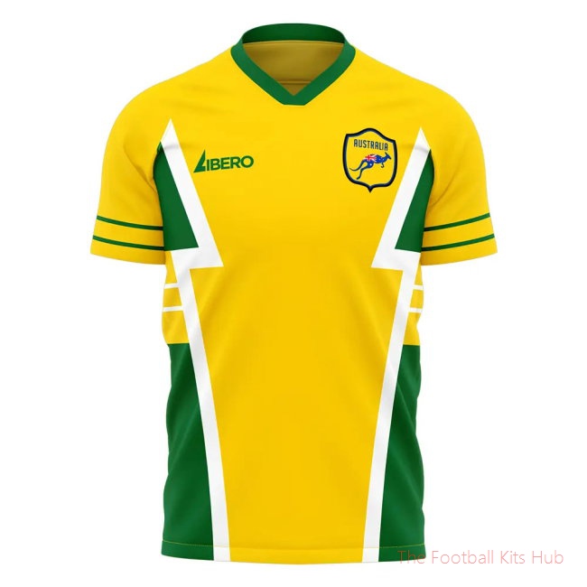 Australia 1990s Style Concept Football Kit (Libero)