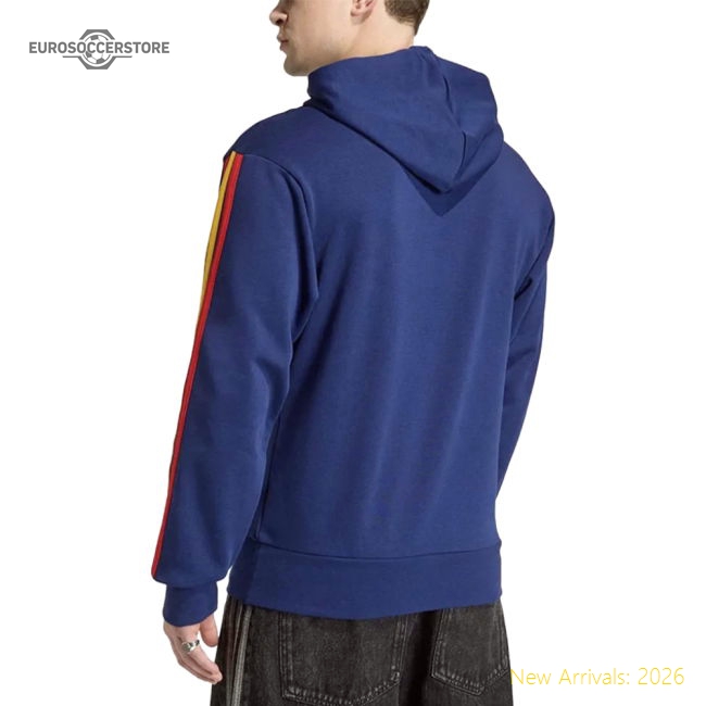 High-Quality 2026/27 Spain Dna Hooded Top (dark Blue