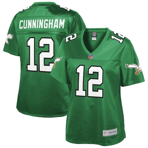 None Randall Cunningham Replica Jersey - Green | NFL Player Jersey
