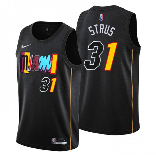 Nike Heat Black Miami Heat #31 Jersey - Discounted NBA Fan Apparel