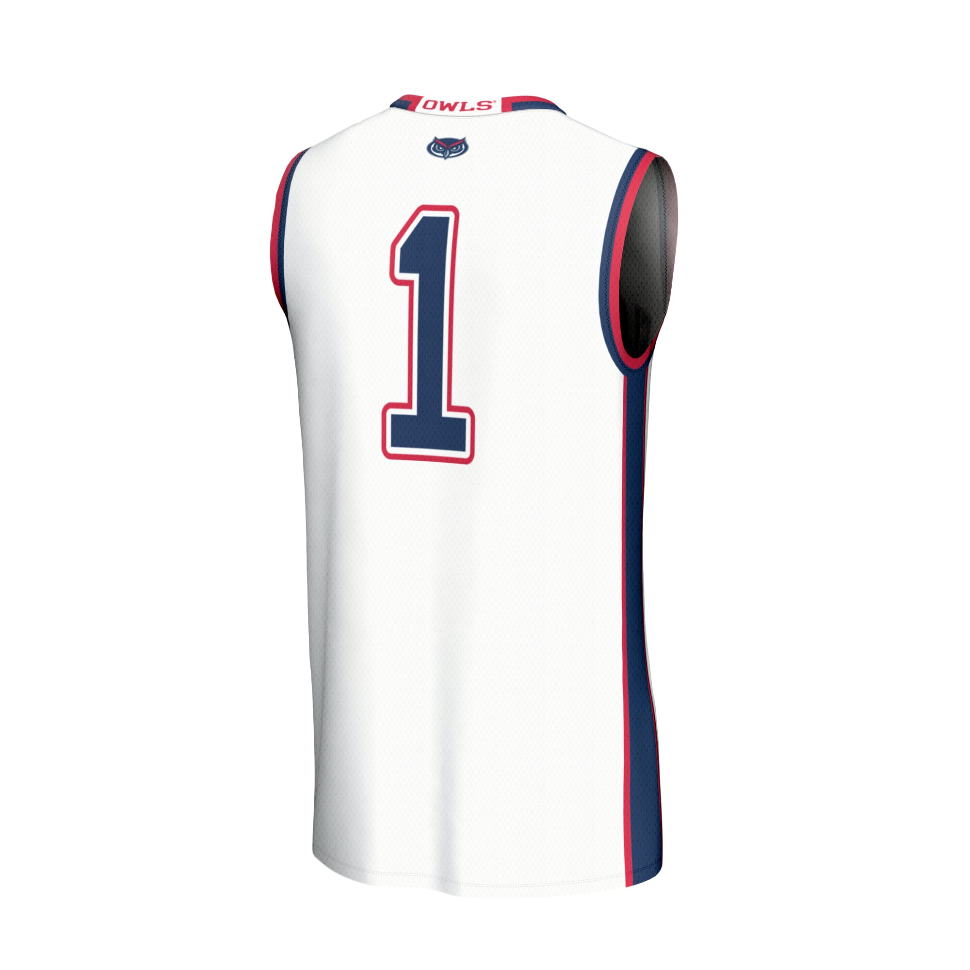 #1 Florida Atlantic Owls GameDay Greats Unisex Lightweight Basketball Jersey - White