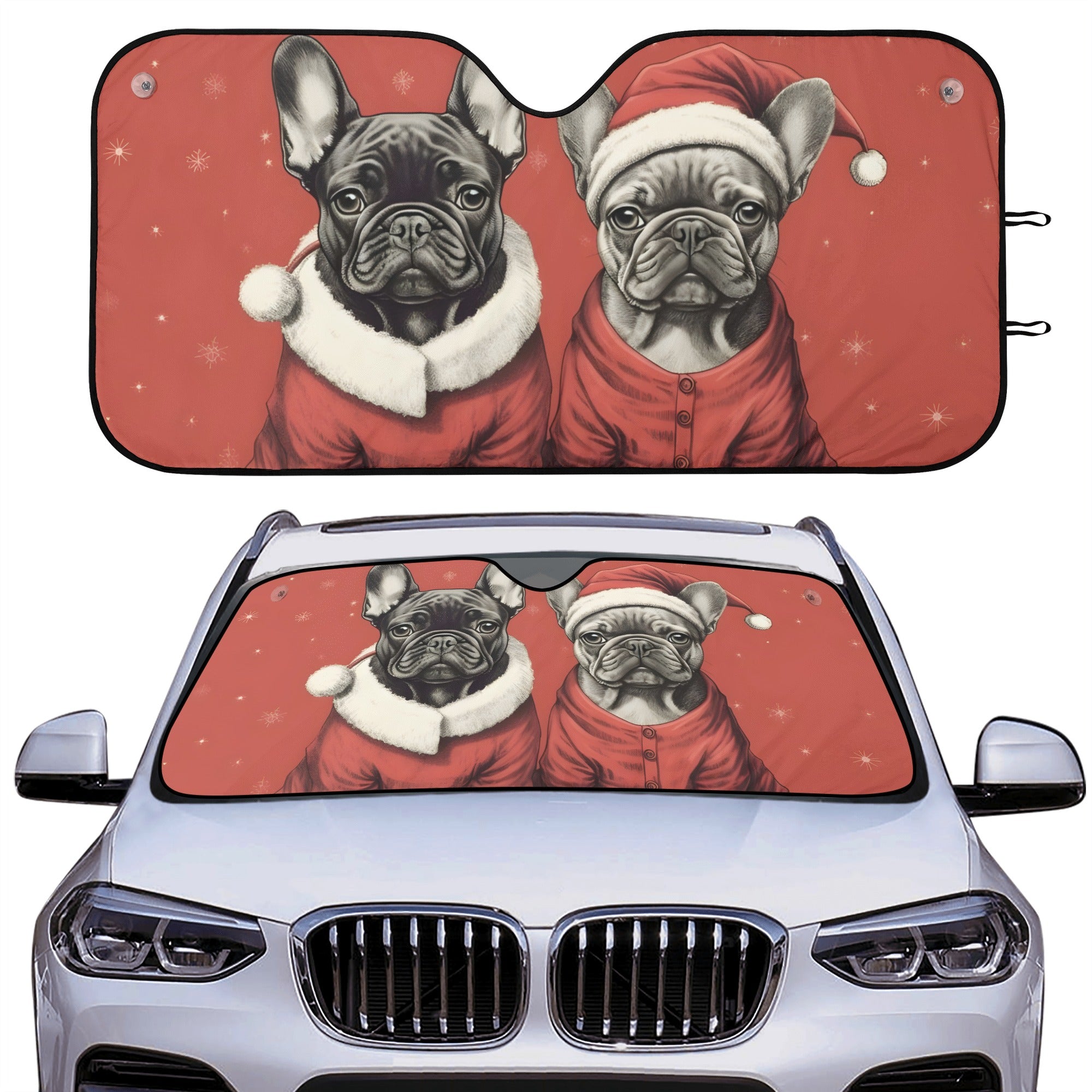 Safe Duke - Premium Car Auto Sun Shade For French Bulldogs