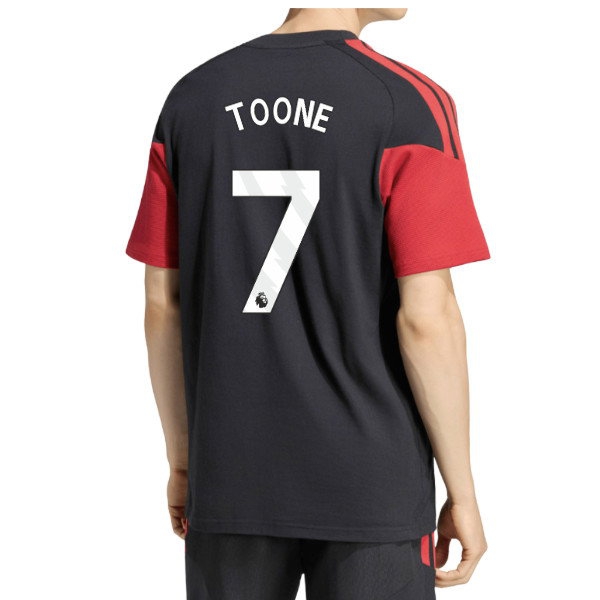 [DDJ] 2026-2027 Man Utd Tiro Training Tee (Black) (Toone 7)
