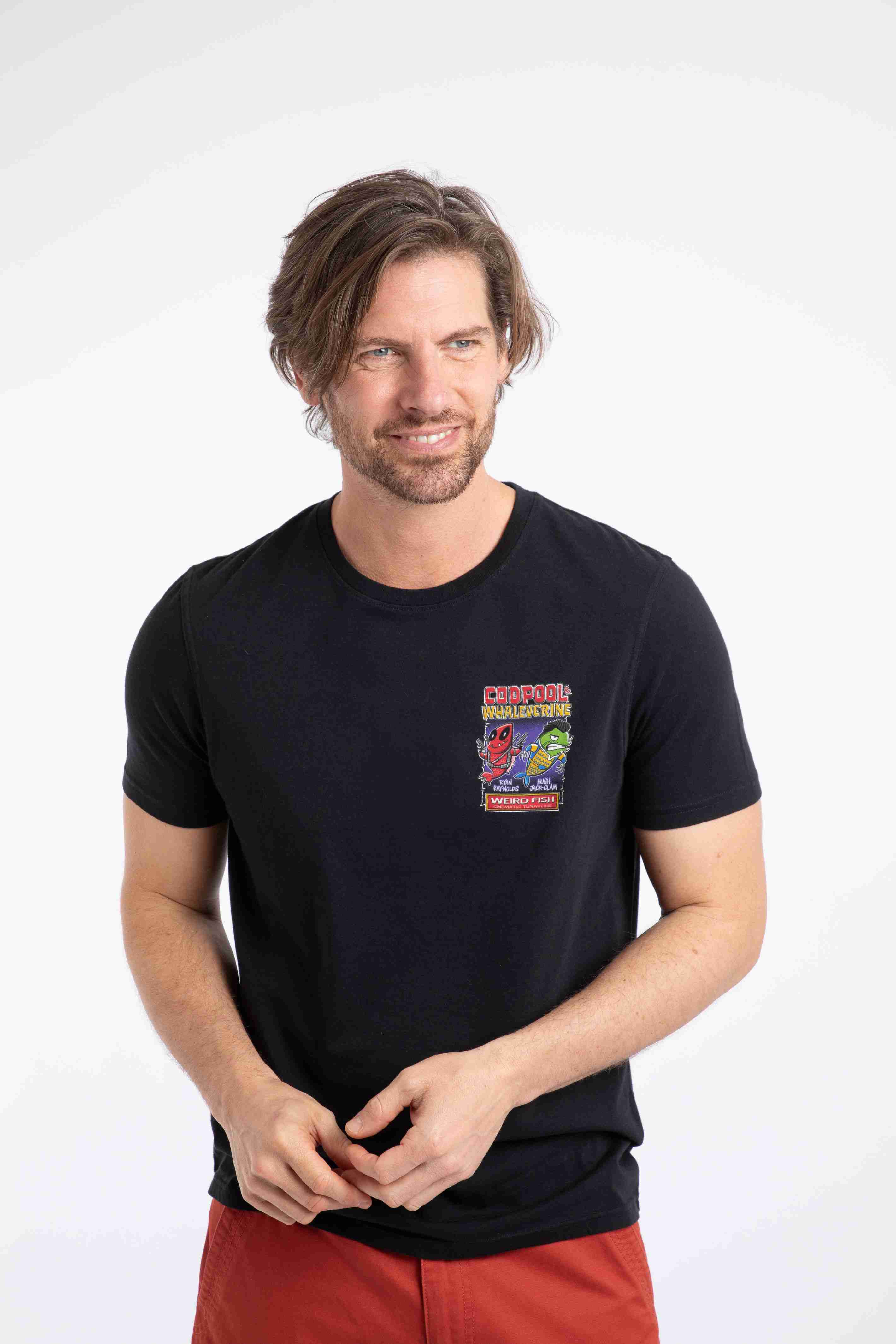 Codpool Back Print Artist T-Shirt Black