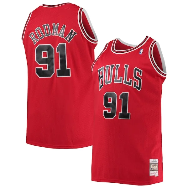 Dennis Rodman CHI Swingman Jersey - vintage genuine - Red game-day