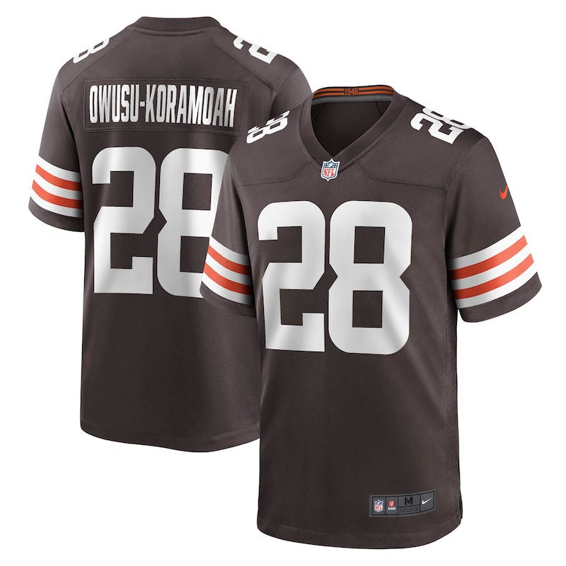None Jeremiah Owusu-Koramoah CLE Browns Championship Officially Lic...