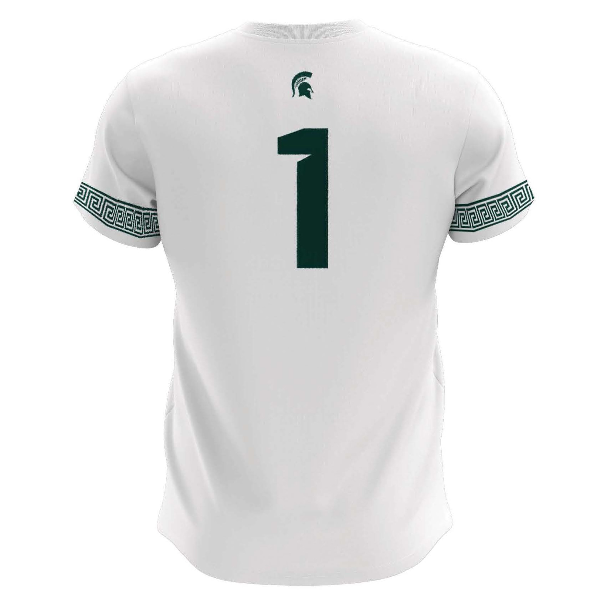 [SJH] Michigan State Spartans GameDay Greats Lightweight Soccer Team Jersey - White