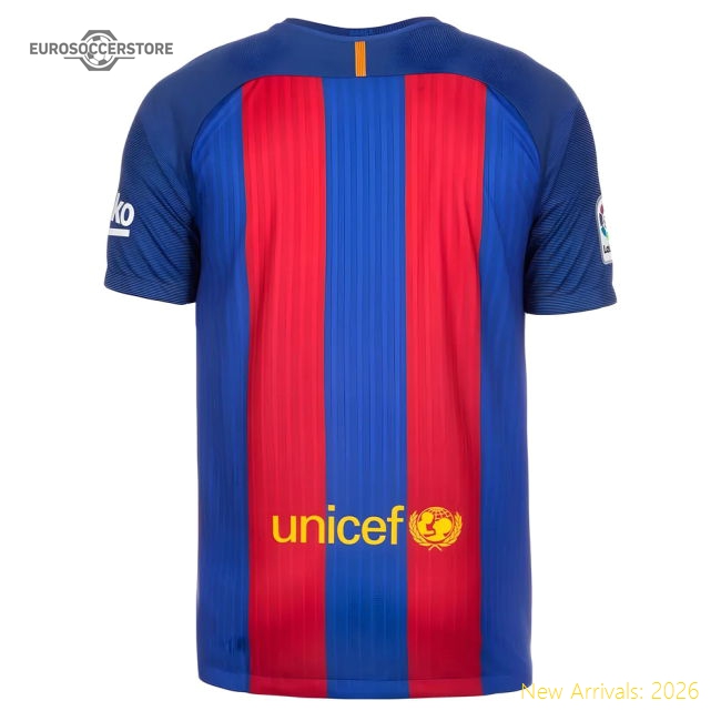 Genuine Top-Quality 2016-2017 Barcelona Home Shirt (Your Name)